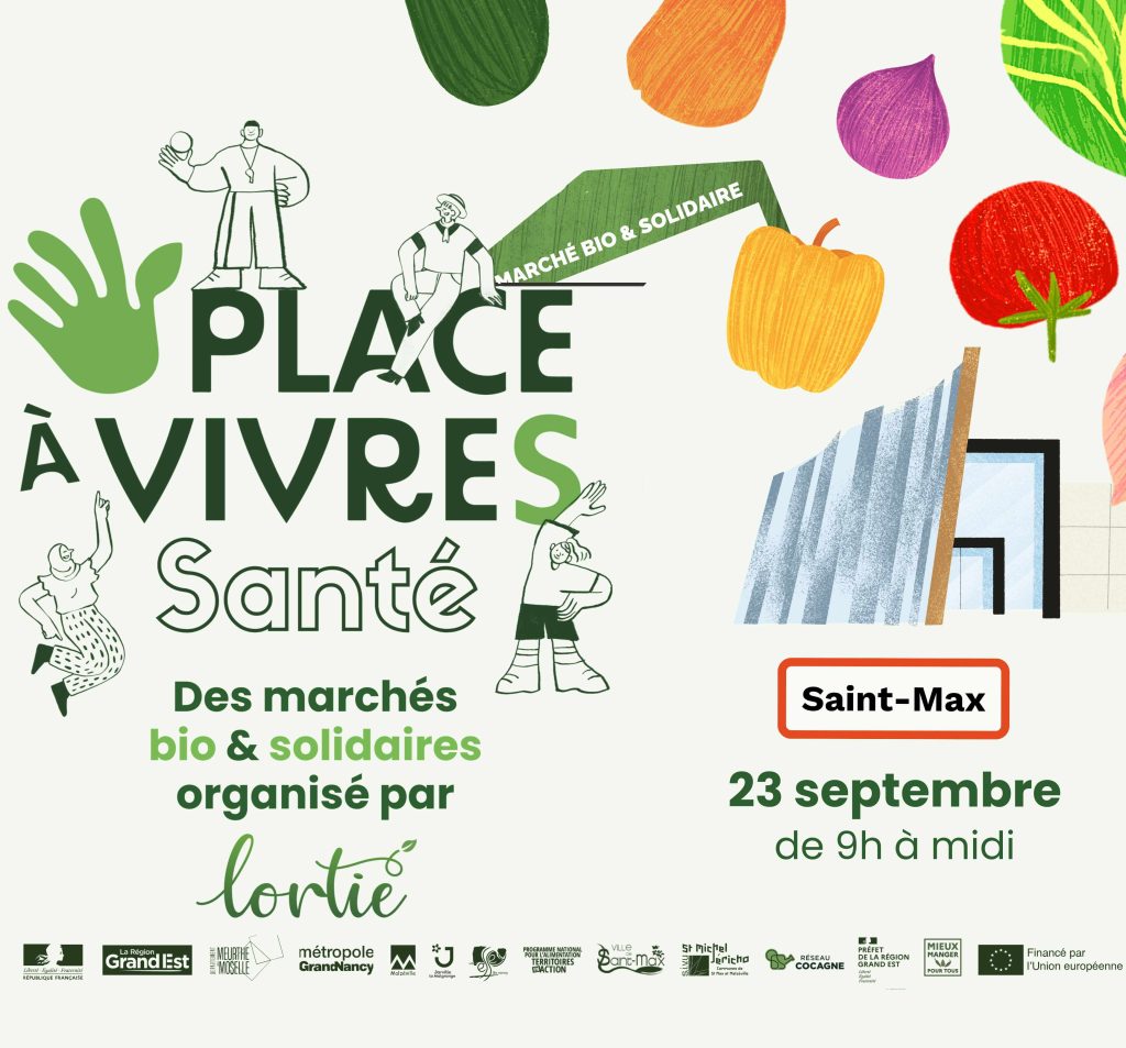 Place à VivreS Santé : un marché bio et solidaire à Saint-Max