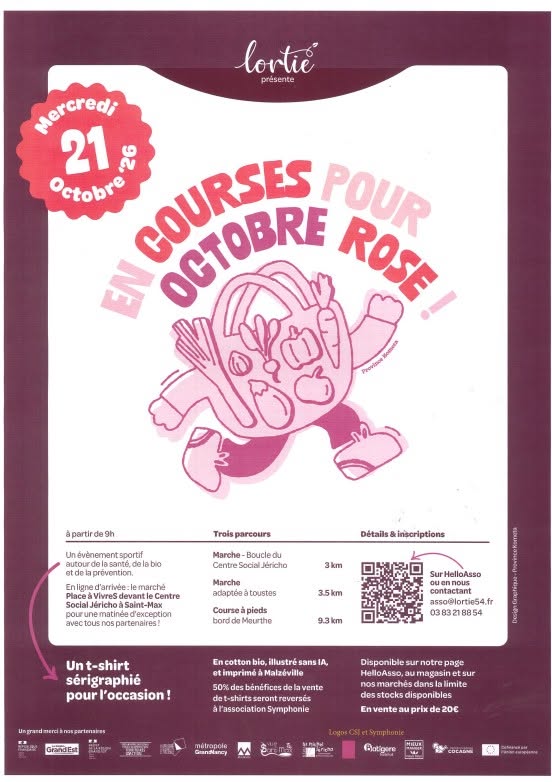En courses pour Octobre Rose : rendez-vous le 21 octobre à Saint-Max